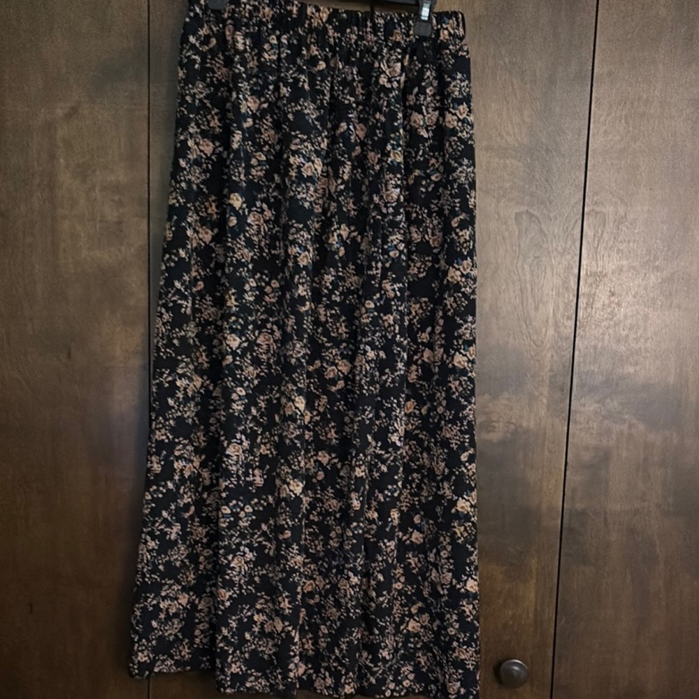 Black  Maxi Skirt for Casual Wear